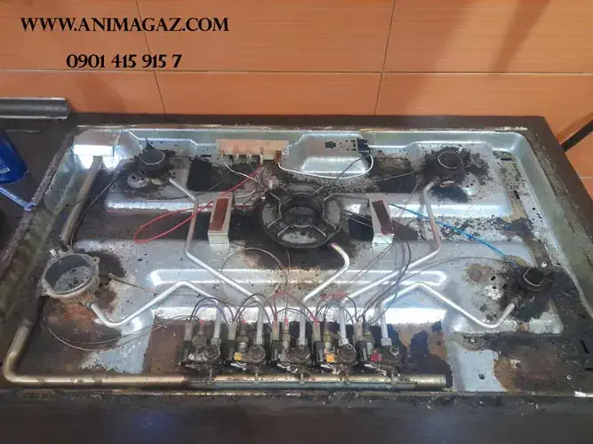 گاز رومیزی شما قبل از سرویس